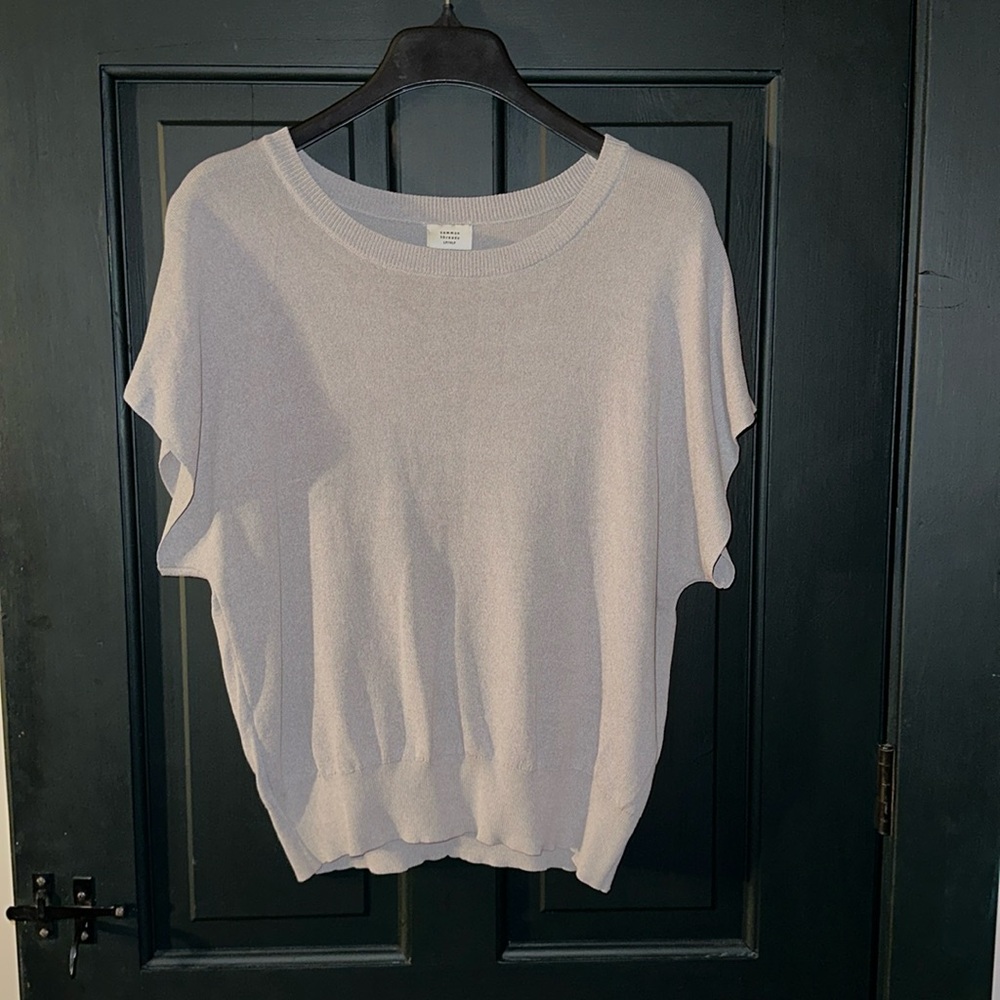 Common Threads dolman sleeve silver blouse size PL/PXL